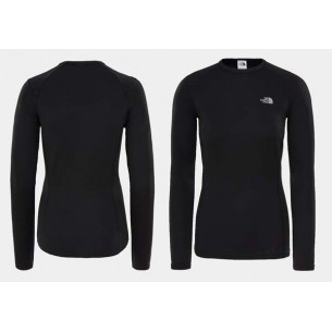 T-SHIRT FEMME THE NORTH FACE W WARM LONG-SLEEVE CREW SHIRT