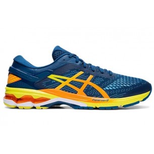 Chaussures asics gel-kayano shop 26 bleu jaune orange