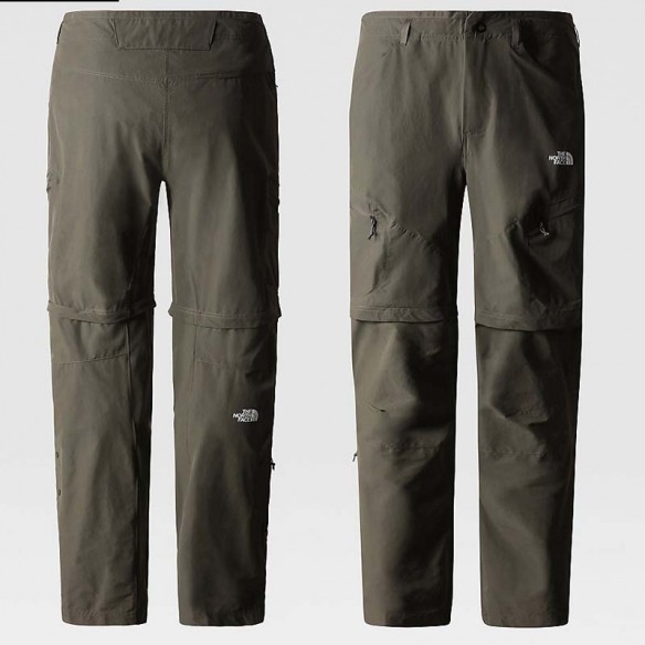 The North Face Men's Exploration Regular Convertible Pants Green |  Alltricks.com