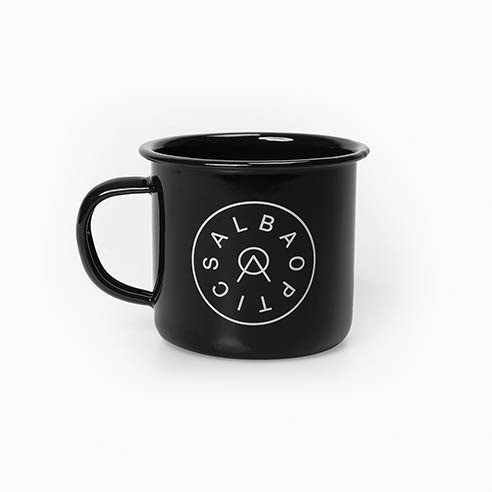 Tasse Alba Optics AO LOGO Campfire Mug BLK