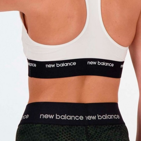 TOP NEW BALANCE SLEEK MEDIUM SUPPORT SPORTS BRA