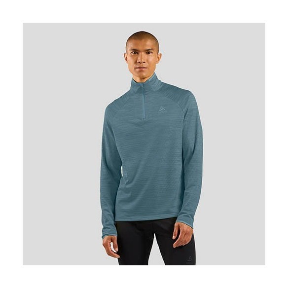 Jersei Odlo Run Easy Half-Zip Mid Layer Top