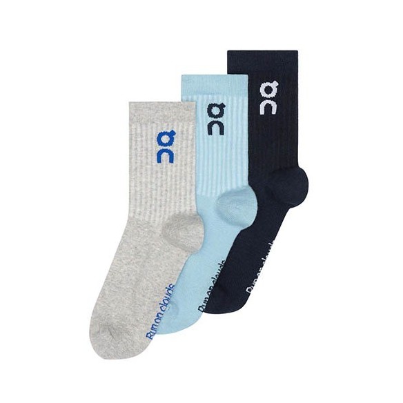 Chaussettes On-Running Logo Sock High 3-Paires