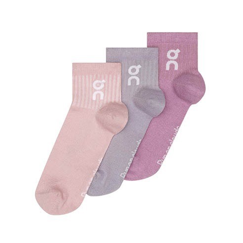 Calcetines Mujer On-Running Logo Sock Mid 3-Pack